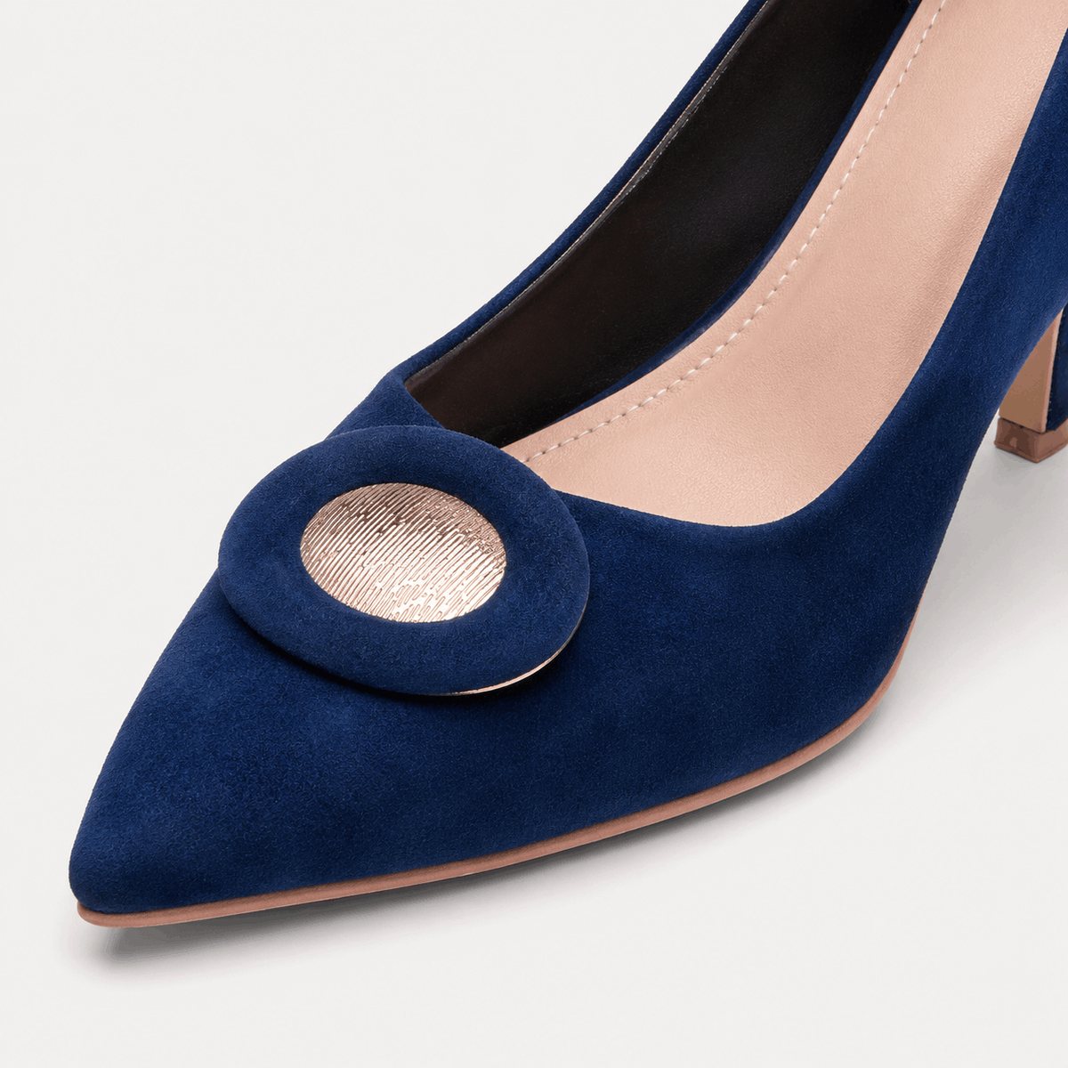 Sapphire Pointed Pumps in Royal Blue - view 5