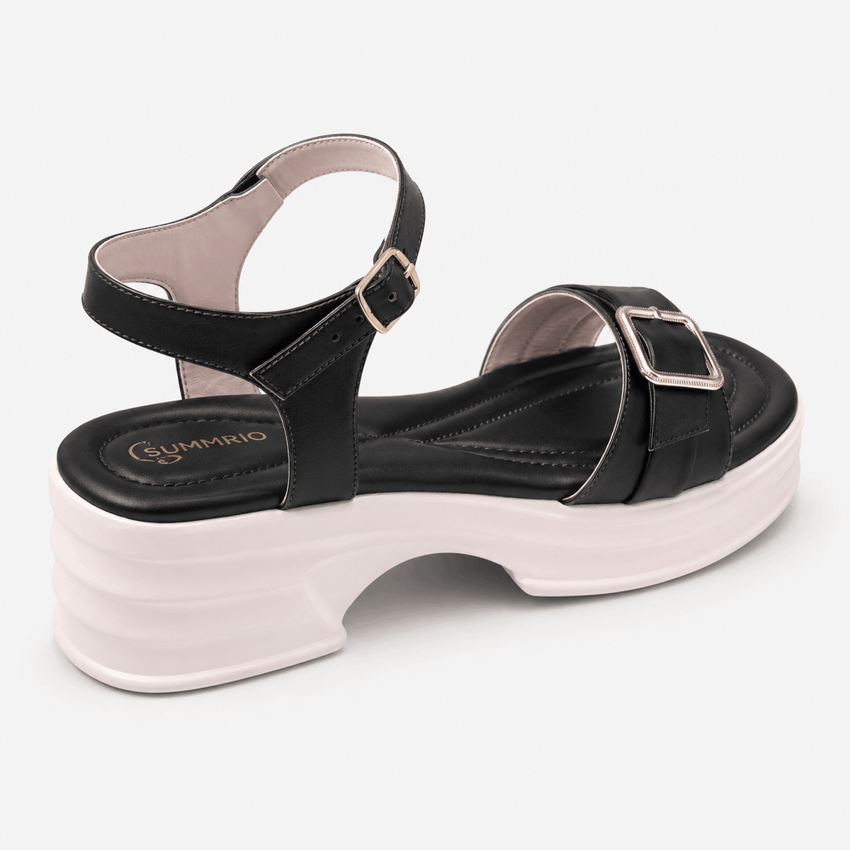 Noir Gloss Penny Loafers in Black - view 5