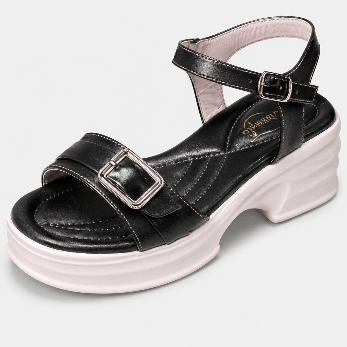 Noir Gloss Penny Loafers in Black - view 6