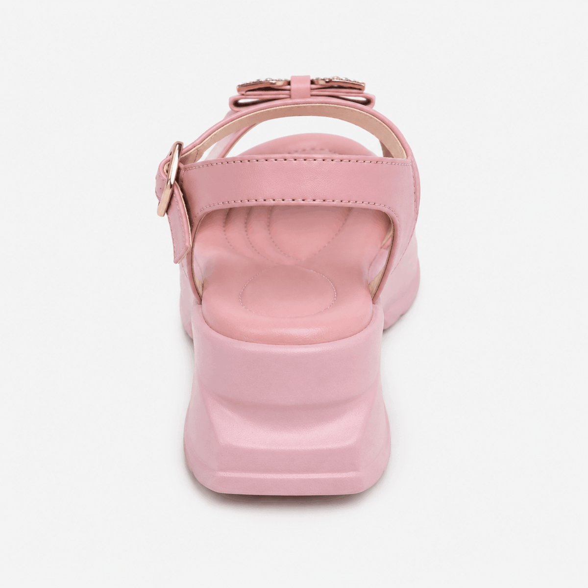 Rose Double-Strap Slides in Rose Pink - view 3