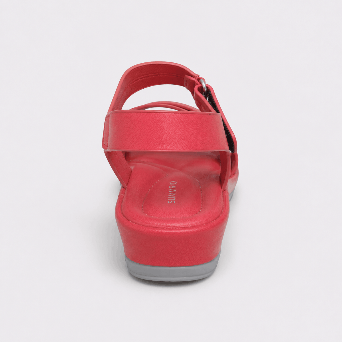 Fuchsia Crossover Sandals in Fuchsia Pink - view 5