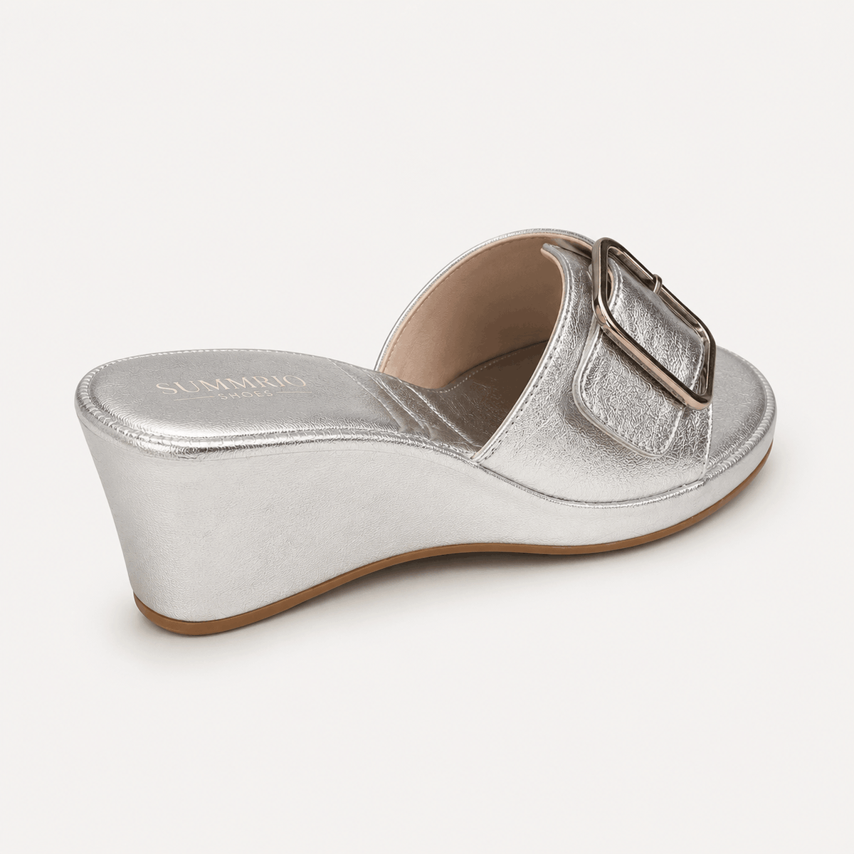 Pewter Mirror Strap Slides in Pewter Grey - view 2