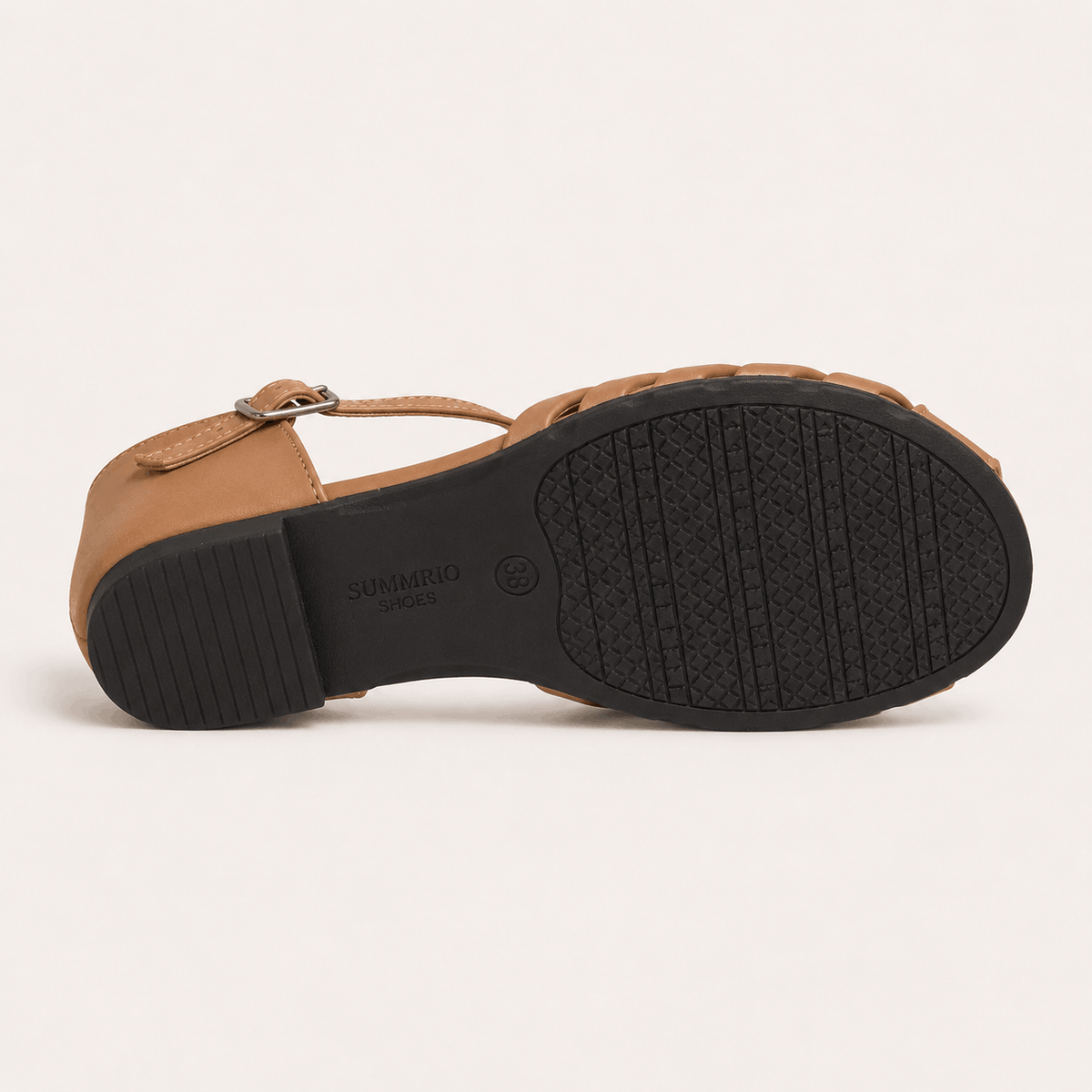 Taupe Laser-Cut Comfort Flats in Taupe - view 4