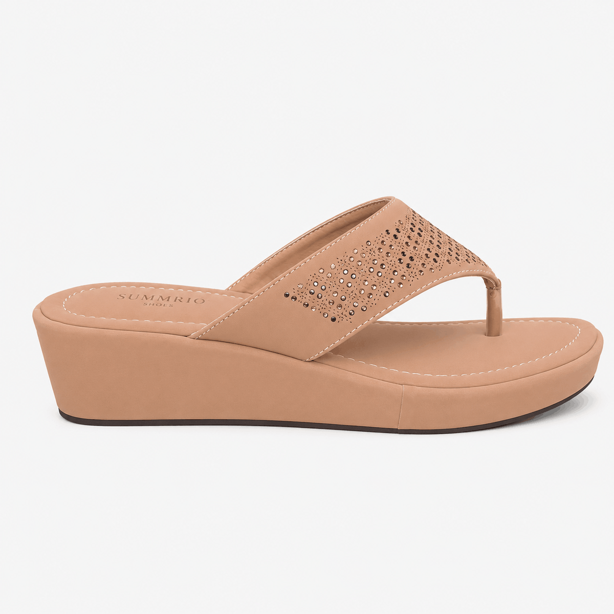 Blush Knot Slides in Blush Pink - view 2