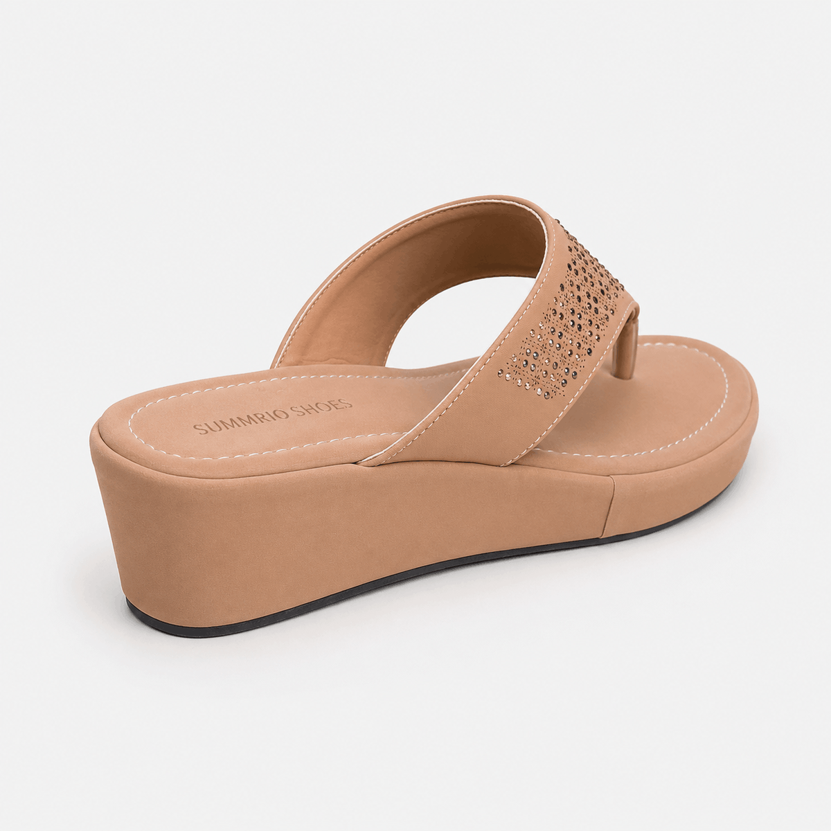 Blush Knot Slides in Blush Pink - view 4