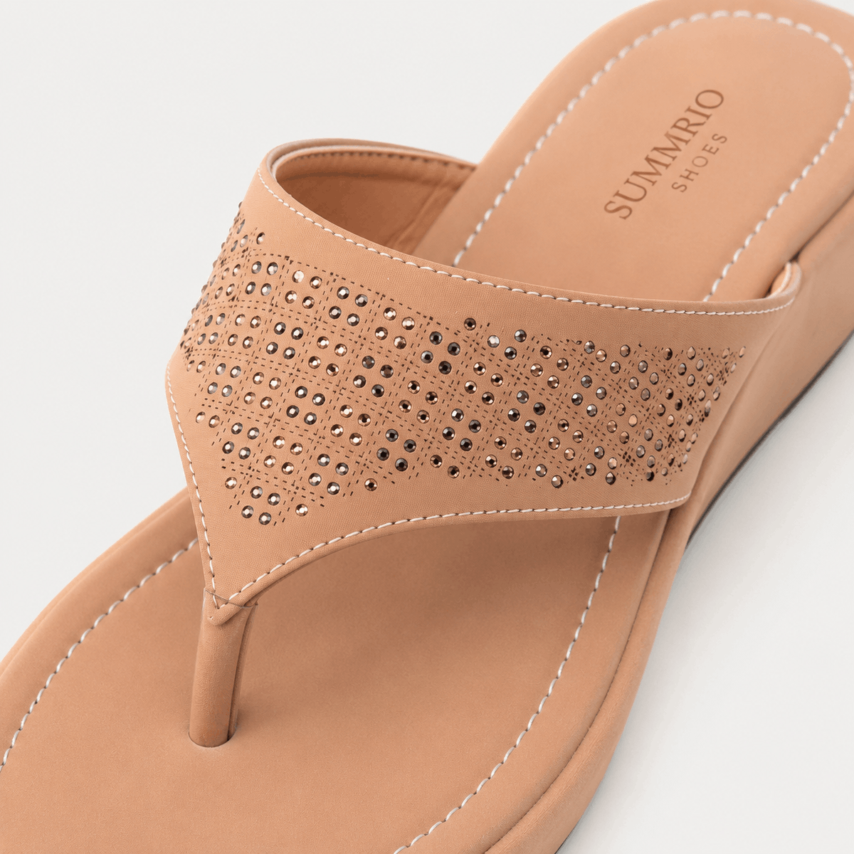Blush Knot Slides in Blush Pink - view 6