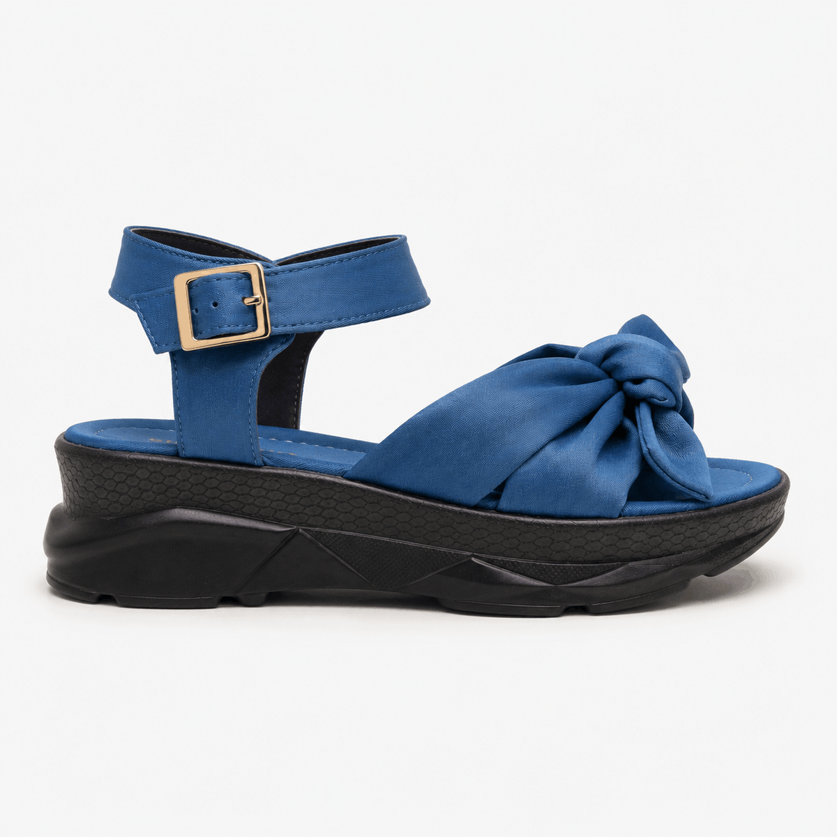 Sky Bow Casual Flats in Sky Blue - view 2