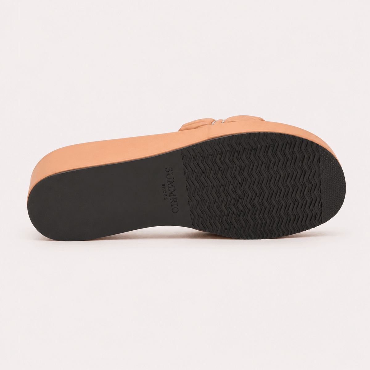 Nude Easy Slip Flats in Nude Beige - view 5