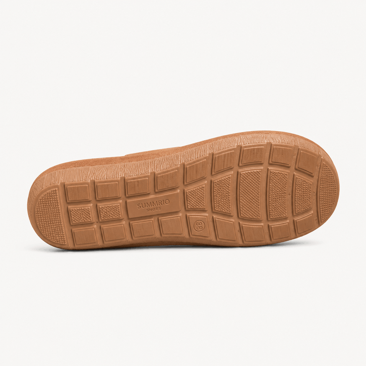 Peach Triple-Strap Slides in Peach - view 5