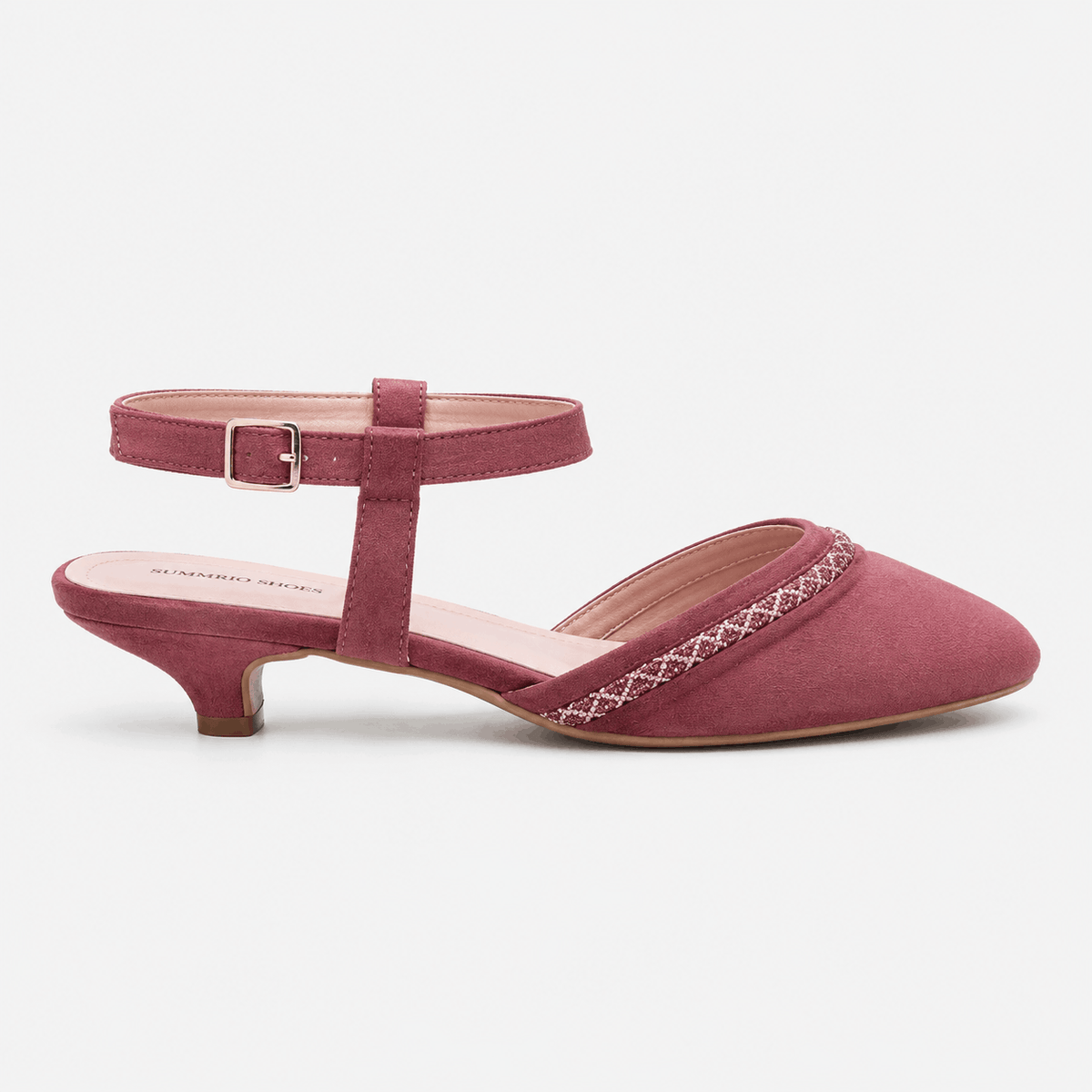 Rose Mary Jane Flats in Rose Pink - view 2