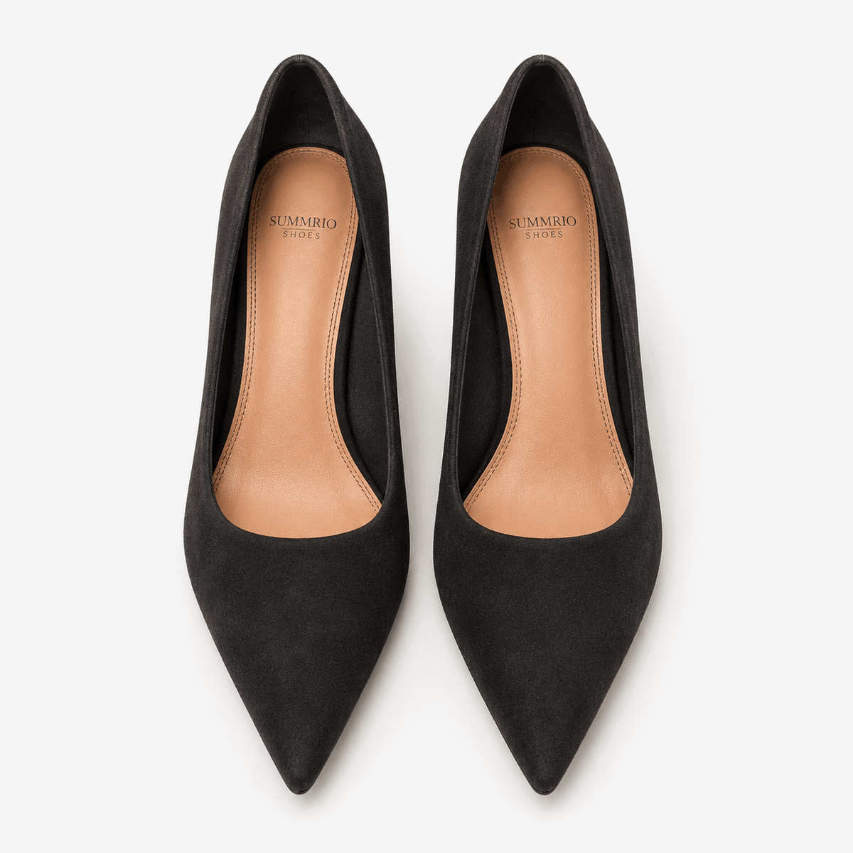 Midnight Pointed Pumps in Black - view 3