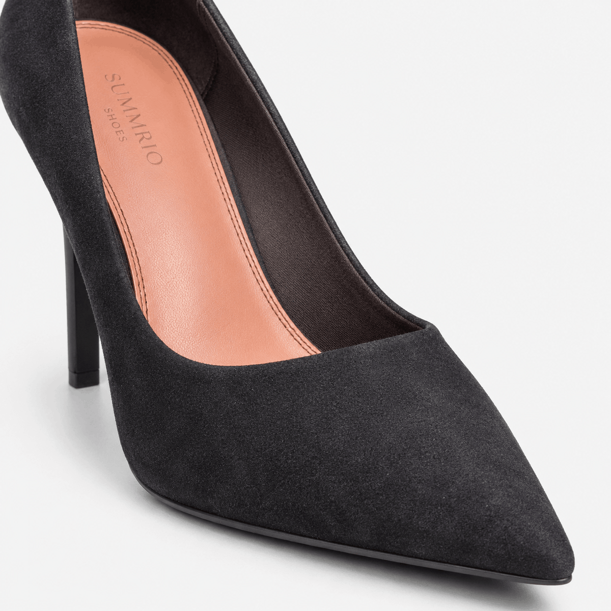 Midnight Pointed Pumps in Black - view 5