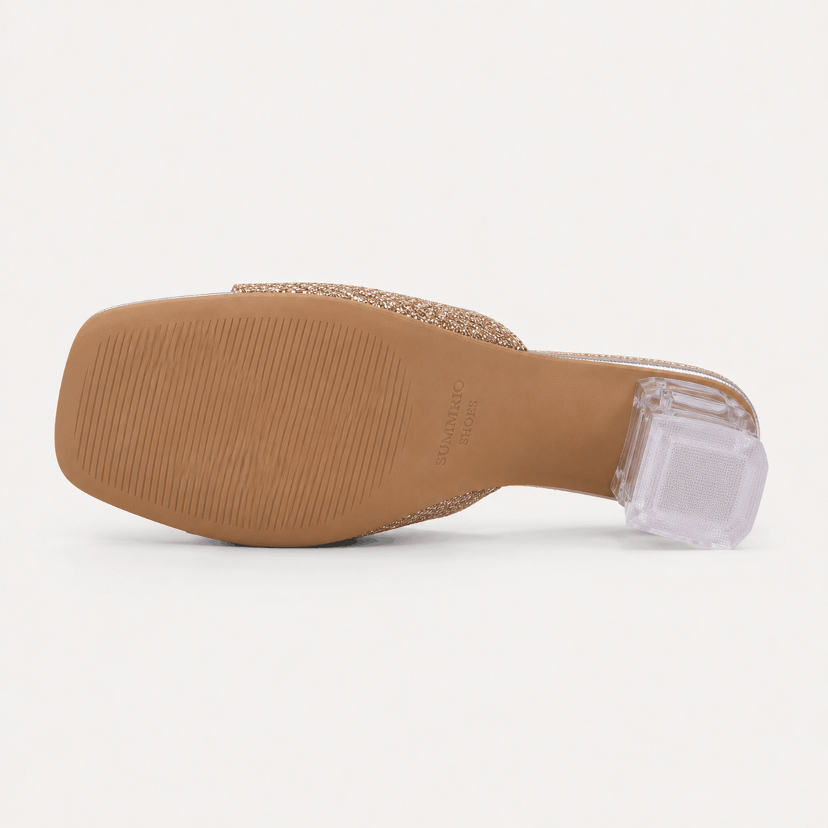 Champagne Glitter Slingbacks in Champagne Gold - view 5