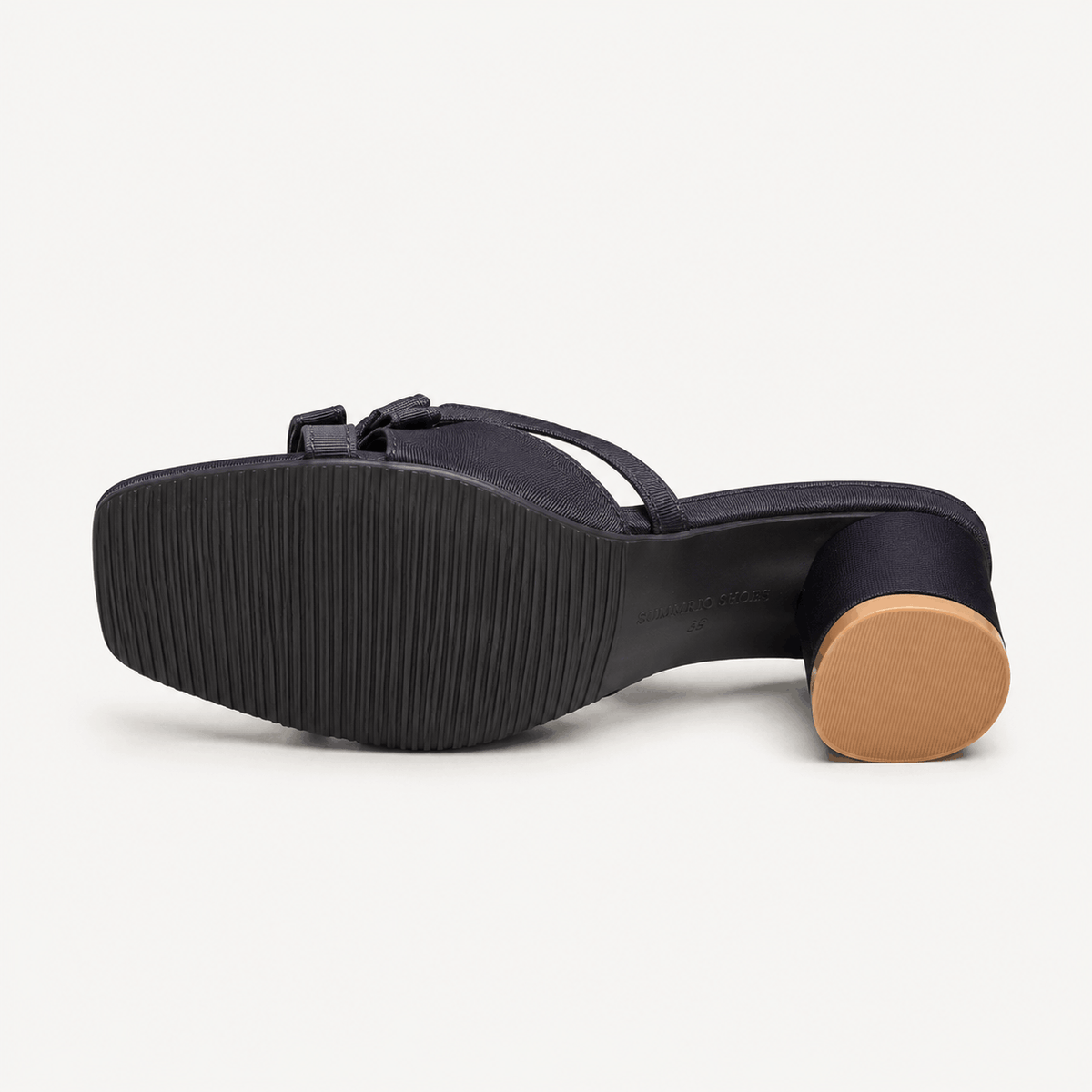 Black Knot Mule Heels in Black - view 5